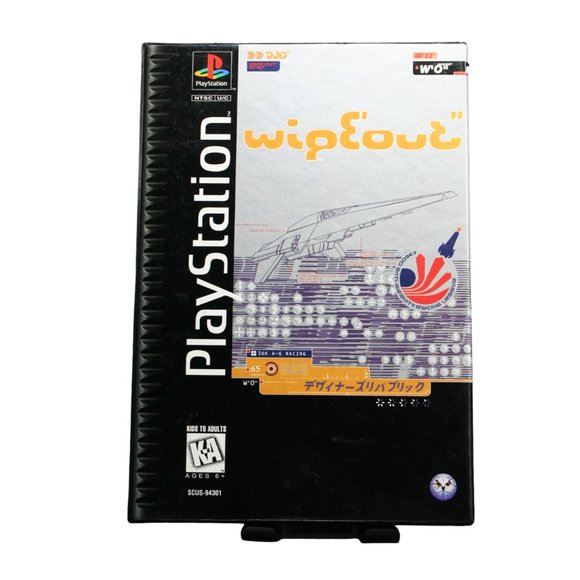 🎮Wipeout PlayStation 1 PS1 1996 Long Box‎  Complete CIB Manual TESTED🎮 - Picture 1 of 7